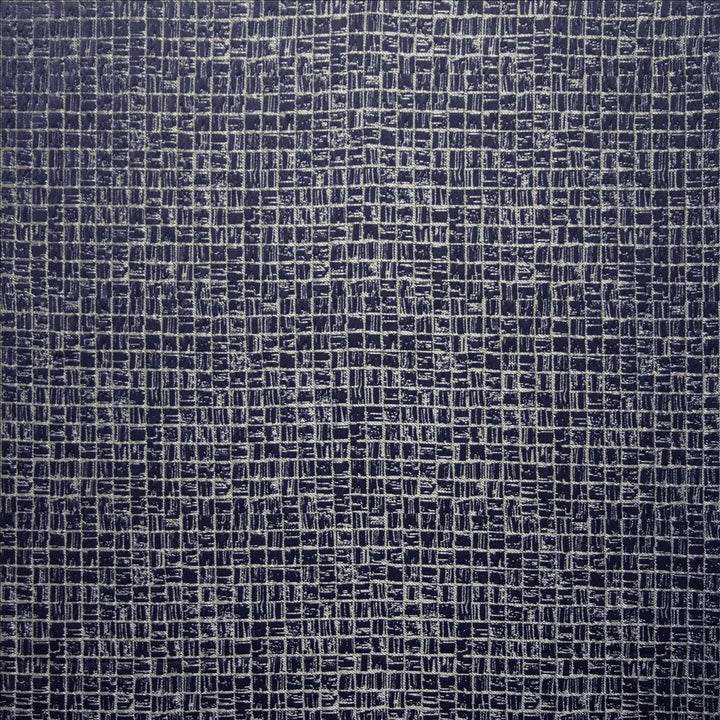 Nemours Indigo by Kasmir Designer Fabric See sample 100% Polyester
 INDIA Not Tested </p><p>Repeat: Horizontal: 3/8 inches and Vertical: 3/8 inches 54 - Swanky Fabrics -