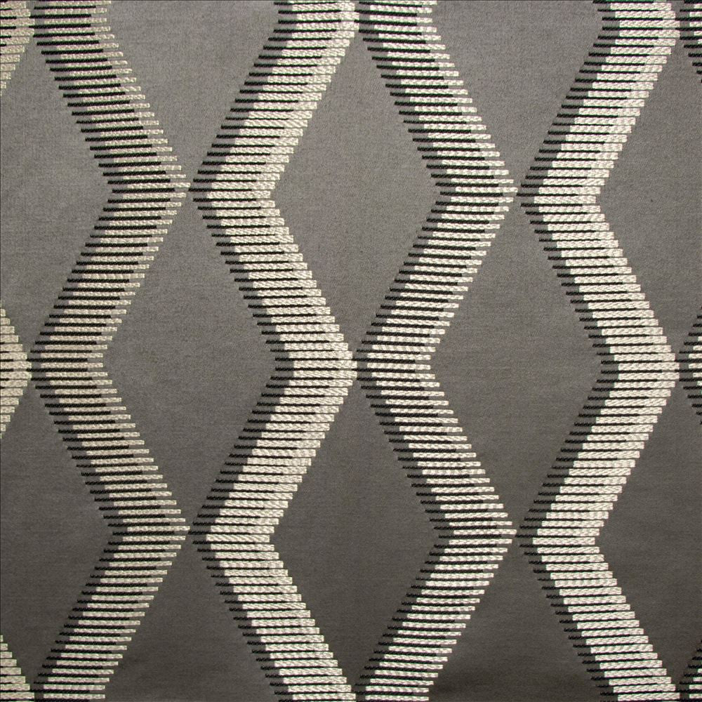 New Haven Pewter by Kasmir Designer Fabric 1457 61% Polyester
39% Cotton
 INDIA 15,000 Wyzenbeek Double Rubs </p><p>Repeat: Horizontal: 7 inches and Vertical: 6 inches 56 - Swanky Fabrics -