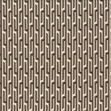 Nobu Fret Chocolate by Kasmir Designer Fabric 5084 100% Cotton USA 12,000 Wyzenbeek Double Rubs H: 3 2/8 inches, V: 4 4/8 inches 54 - Swanky Fabrics - Kasmir
