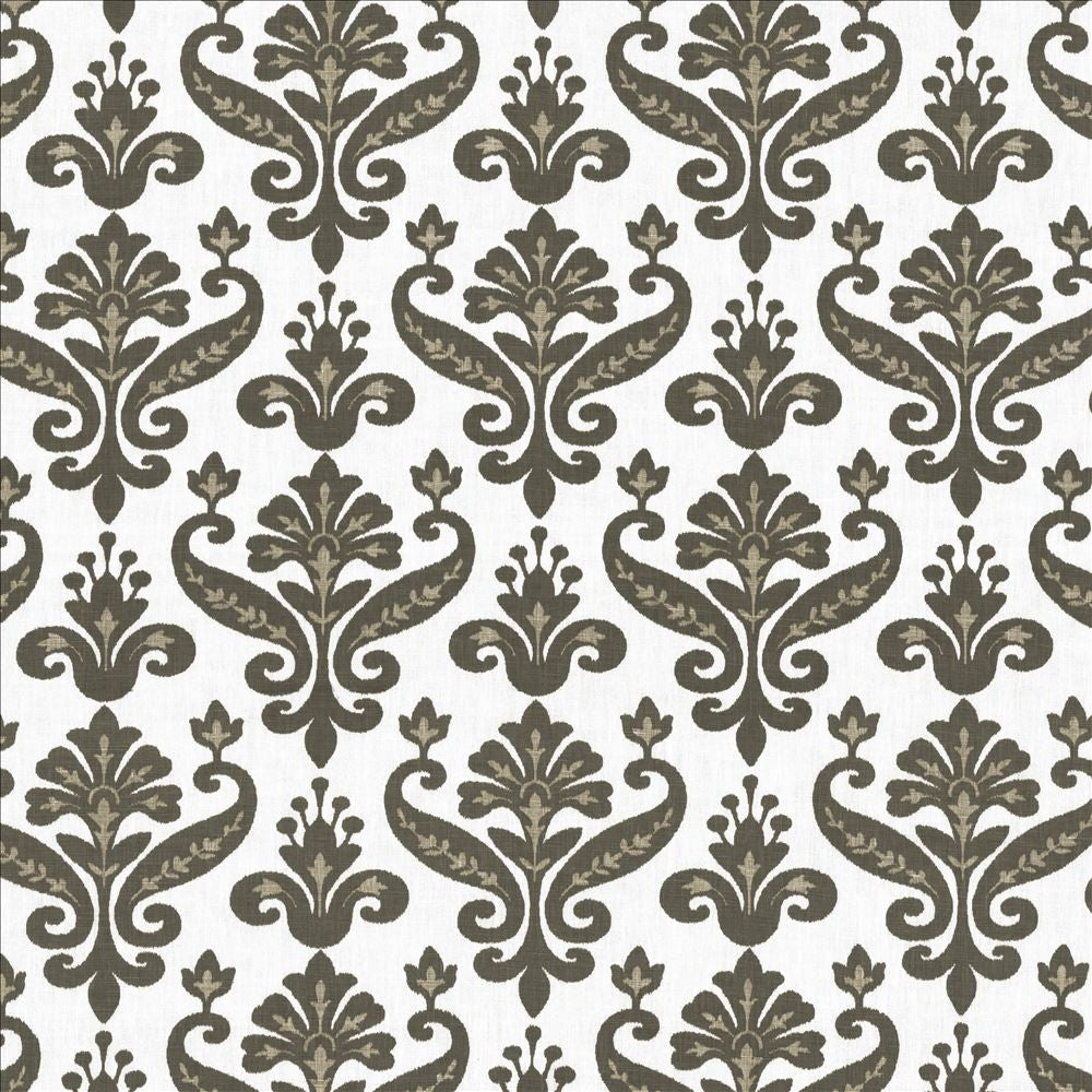 Nokoni Charcoal  by Kasmir Designer Fabric 5113 100% Linen
 USA 9,000 Wyzenbeek Double Rubs Horizontal: 13 4/8 inches and Vertical: 15 4/8 inches 54  - Swanky Fabrics -