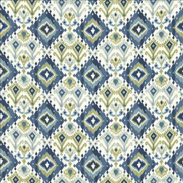 Nomad Seamist by Kasmir Designer Fabric 5081 100% Cotton TURKMENISTAN 15,000 Wyzenbeek Double Rubs H: 27 inches, V: 27 inches 54 - 55 - Swanky Fabrics - Kasmir