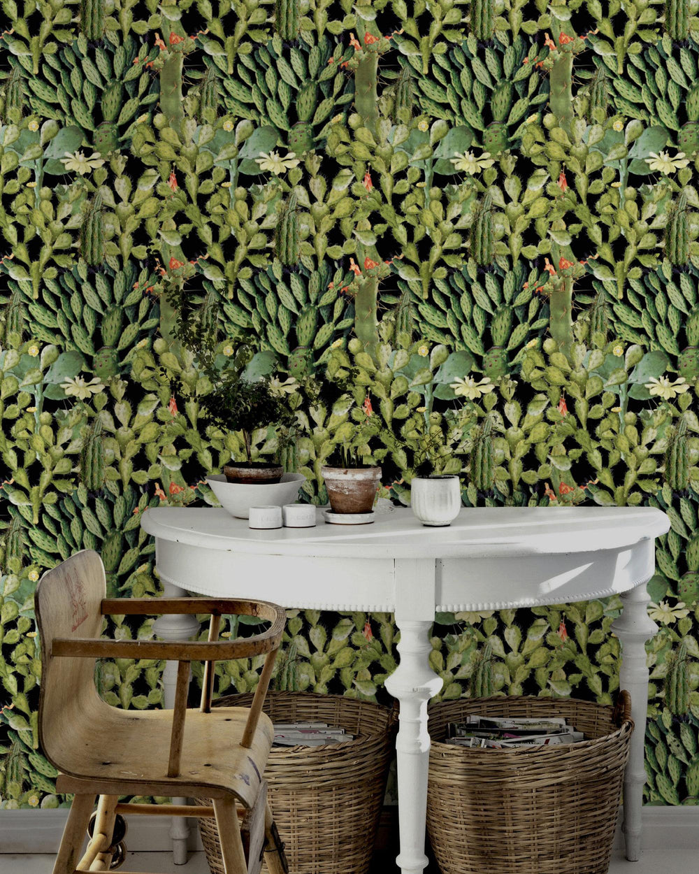 Opuntia Anthracite wallpaper by Mind the Gap (WP20165), view 2