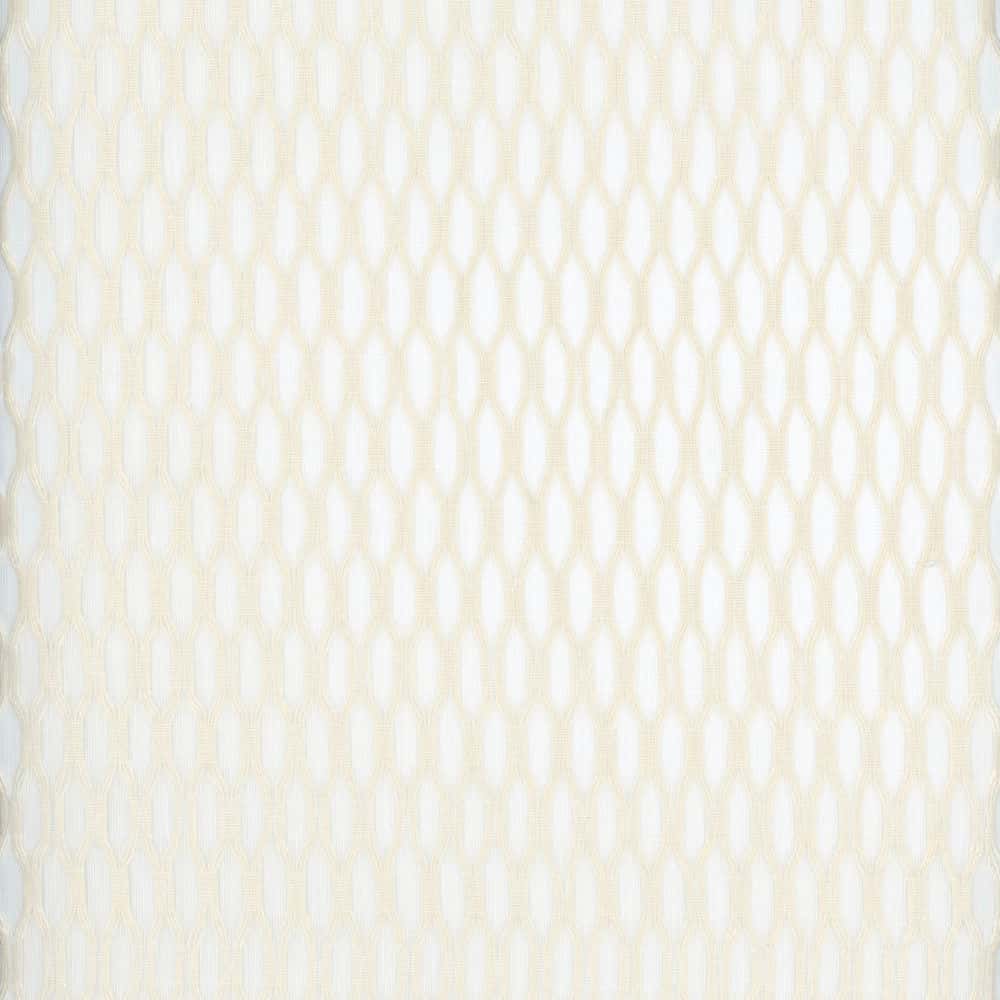 Ogee Vanilla by Heritage Fabric - 100% Polyester - Turkey - V: .5"  H: 1.25" - 118" - Fabric Carolina -