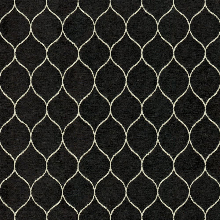 Oh Geez Onyx  by Kasmir Designer Fabric 1451 85% Polyester
15% Cotton
 CHINA 50,000 Wyzenbeek Double Rubs Horizontal: 2 inches and Vertical: 3 inches 54  - Swanky Fabrics -
