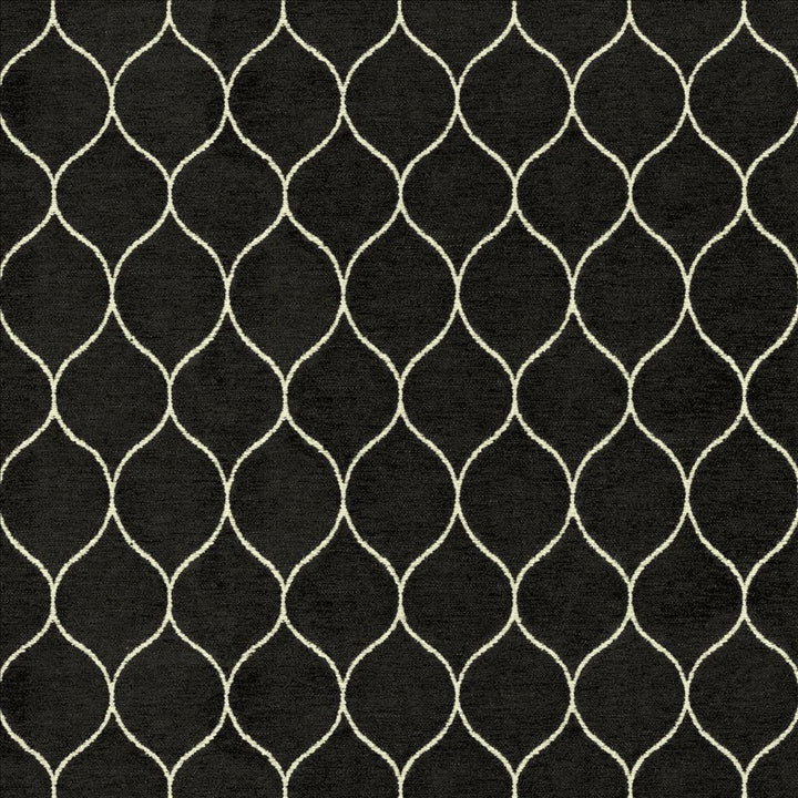 Oh Geez Onyx by Kasmir Designer Fabric 1451 85% Polyester
15% Cotton
 CHINA 50,000 Wyzenbeek Double Rubs </p><p>Repeat: Horizontal: 2 inches and Vertical: 3 inches 54 - Swanky Fabrics -