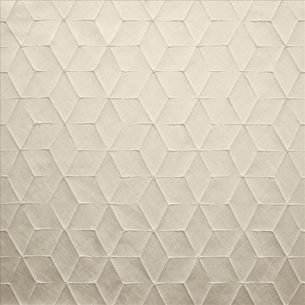 On The Rocks Pearl by Kasmir Designer Fabric See sample 100% Polyester
 CHINA 15,000 Wyzenbeek Double Rubs </p><p>Repeat: Horizontal: 4 4/8 inches and Vertical: 5 4/8 inches 54 - Swanky Fabrics -