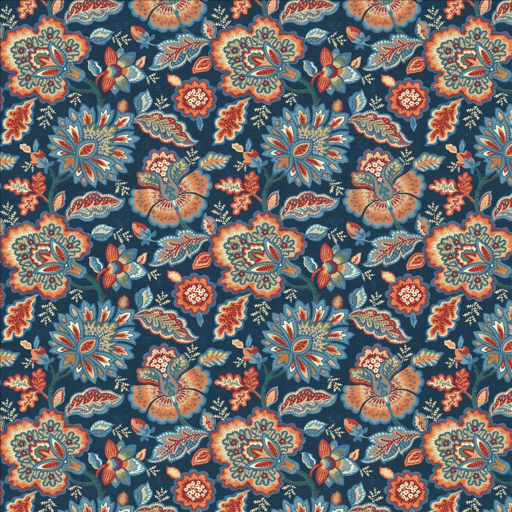 Orchard Street Navy  by Kasmir Designer Fabric 1458 55% Linen
45% Cotton
 CHINA 12,500 Wyzenbeek Double Rubs Horizontal: 13 4/8 inches and Vertical: 13 4/8 inches 54  - Swanky Fabrics -