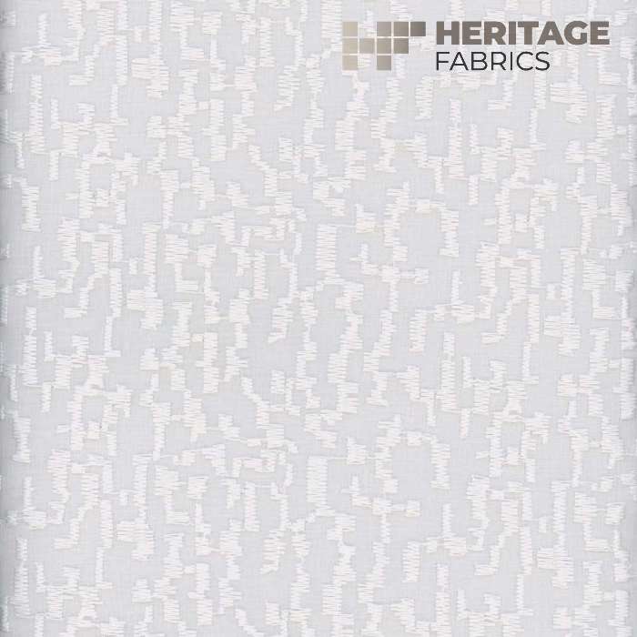 Palermo Winter White by Heritage Fabric - 100% Polyester USA or Imported Horizontal: and Vertical: 58" - Fabric Carolina -