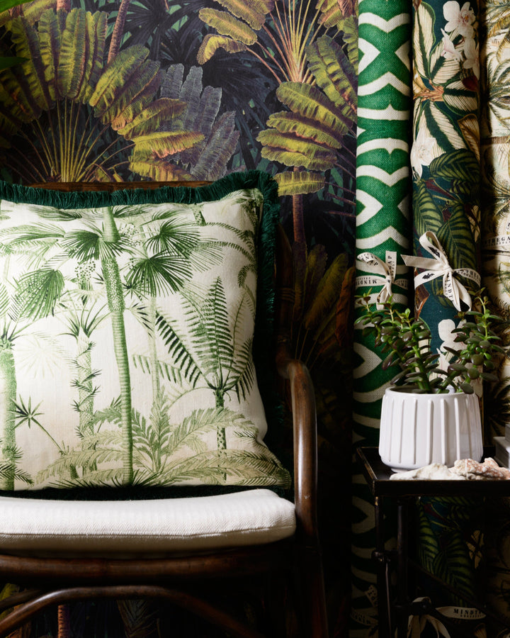 Palmera Cubana linen fabric by Mind the Gap (FB00033), view 3