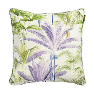 Mind the Gap Pillow Mind The Gap PALMERAS / FROST GREY Linen Cushion (LC40021)