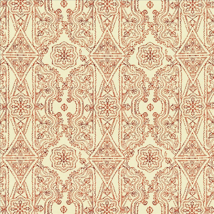 Panwar Burnt Orange by Kasmir Designer Fabric 5155 55% Linen 45% Cotton CHINA 15,000 Wyzenbeek Double Rubs Horizontal: 13 5/8 inches and Vertical: 17 inches 54 - Swanky Fabrics -