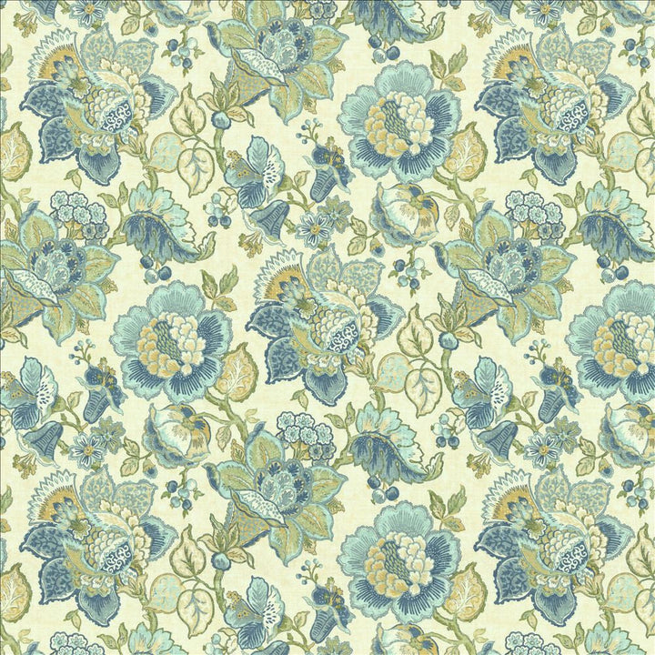 Parisian Park Waterfall by Kasmir Designer Fabric 1453 100% Cotton
 SPAIN </p><p>Repeat: Horizontal: 27 inches and Vertical: 27 inches 54 - Swanky Fabrics -
