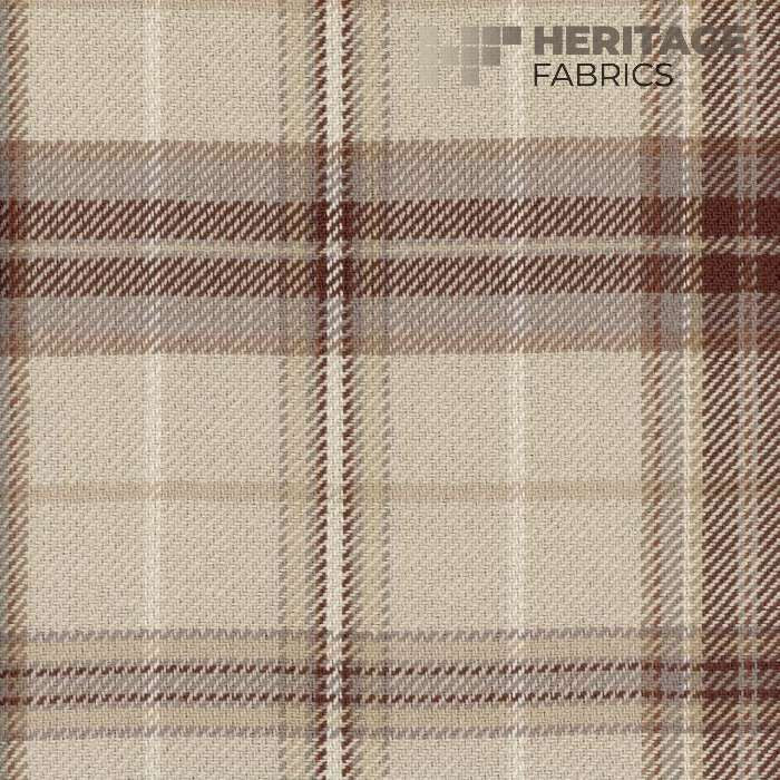 Parkhill Oyster by Heritage Designer Fabric - 100% Cotton India 12,000 Horizontal: 9" and Vertical: 9" 54" - Swanky Fabrics -