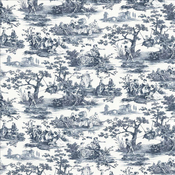 Pastoral Sapphire by Kasmir Designer Fabric 1467 100% Cotton
 PERU 15,000 Wyzenbeek Double Rubs </p><p>Repeat: Horizontal: 54 inches and Vertical: 26 2/8 inches 54 - Swanky Fabrics -
