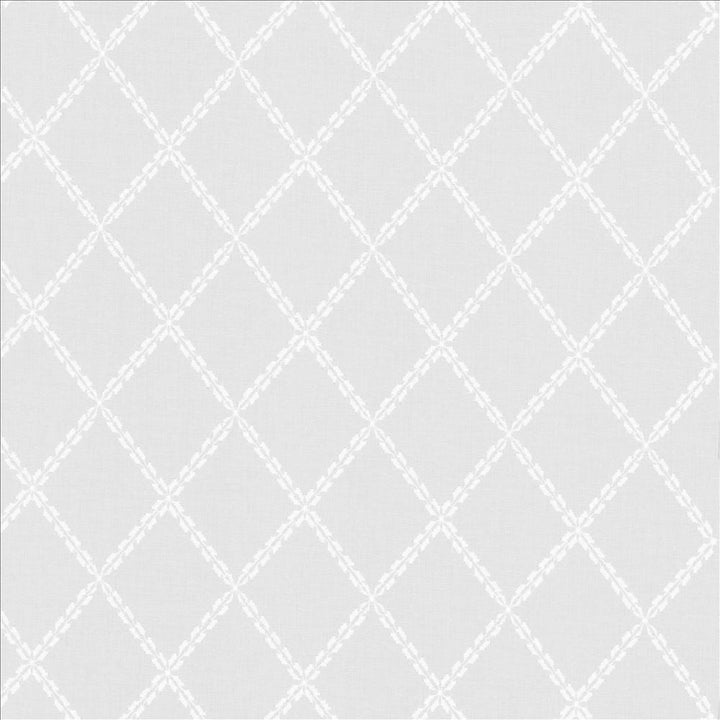 Peacekeeper White by Kasmir Designer Fabric 5108 100% Polyester TURKEY Not Tested Horizontal: 4 inches and Vertical: 3 4/8 inches 59 - 60 - Swanky Fabrics -