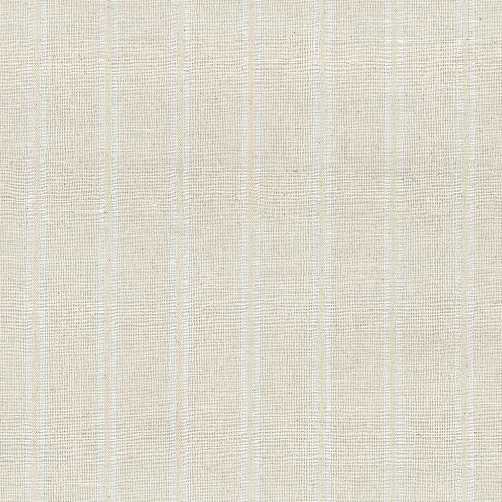 Peekaboo Stripe Creme  by Kasmir Designer Fabric 5035 50% Cotton
50% Linen
 INDIA Not Tested Horizontal: 2 4/8 inches and Vertical: N/A 54  - Swanky Fabrics -