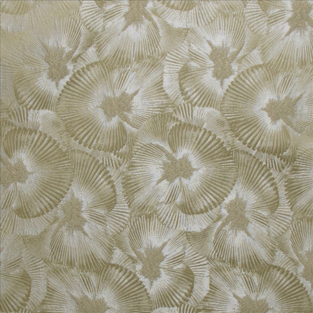 Pegomas Sand  by Kasmir Designer Fabric 1476 100% Polyester  INDIA  </p><p>Repeat: Horizontal: 9 2/8 inches and Vertical: 22 inches 54  - Swanky Fabrics -