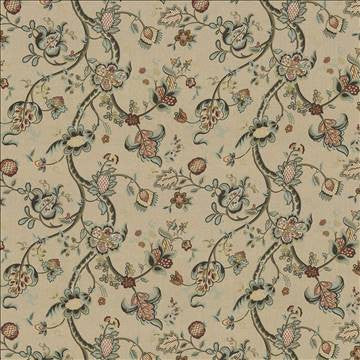 Pembroke Manor Tea Stain by Kasmir Designer Fabric 1434 100% Linen USA 9,000 Wyzenbeek Double Rubs H: 27 inches, V: 24 inches 54 - 56 - Swanky Fabrics - Kasmir