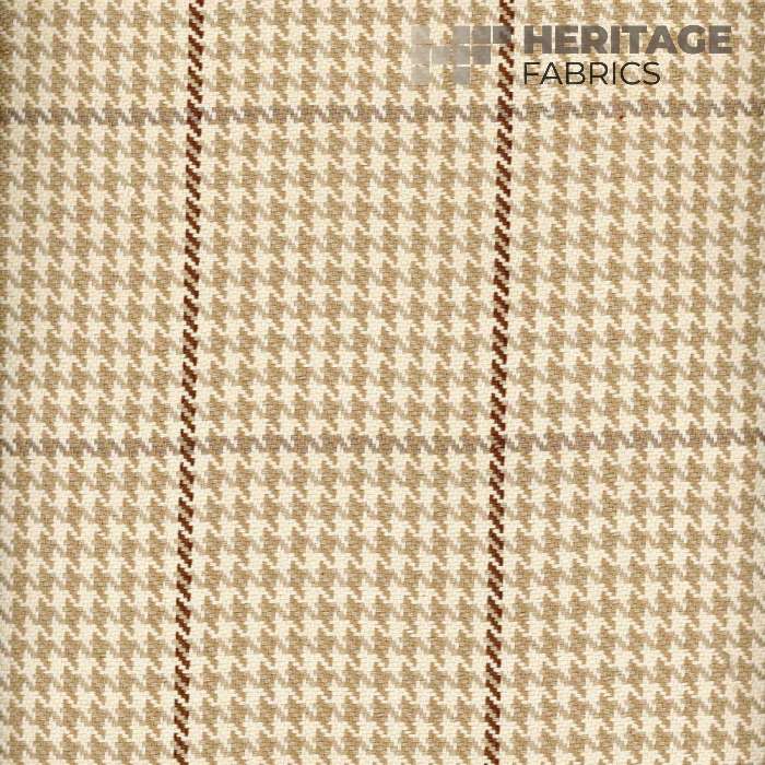 Pembrook Oyster by Heritage Fabric - 100% Cotton India 12,000 Horizontal: 3.5" and Vertical: 3.25" 54" - Fabric Carolina -