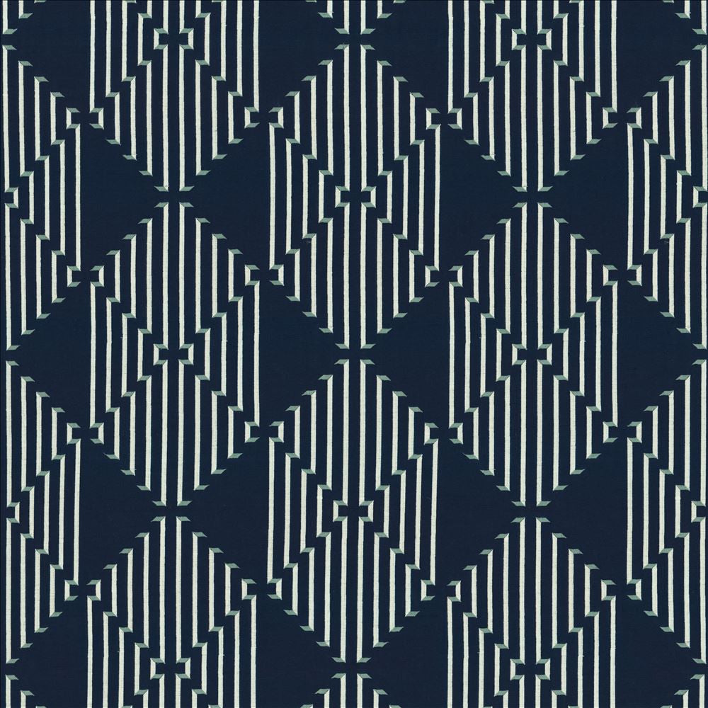 Pennybrook Navy by Kasmir Designer Fabric 1458 80% Cotton
20% Polyester
 INDIA </p><p>Repeat: Horizontal: 17 3/8 inches and Vertical: 15 inches 54 - Swanky Fabrics -