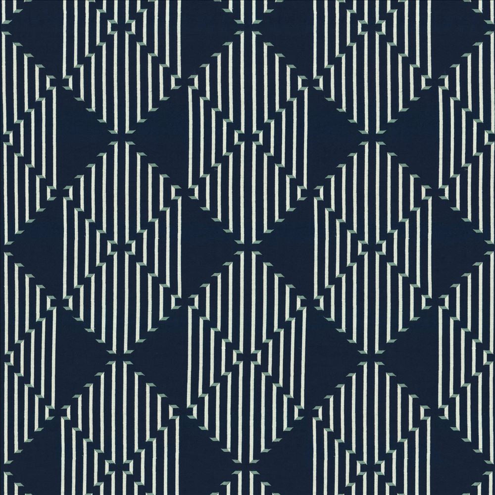 Pennybrook Navy by Kasmir Designer Fabric 1458 80% Cotton
20% Polyester
 INDIA 11,000 Wyzenbeek Double Rubs </p><p>Repeat: Horizontal: 17 3/8 inches and Vertical: 15 inches 52 - Swanky Fabrics -