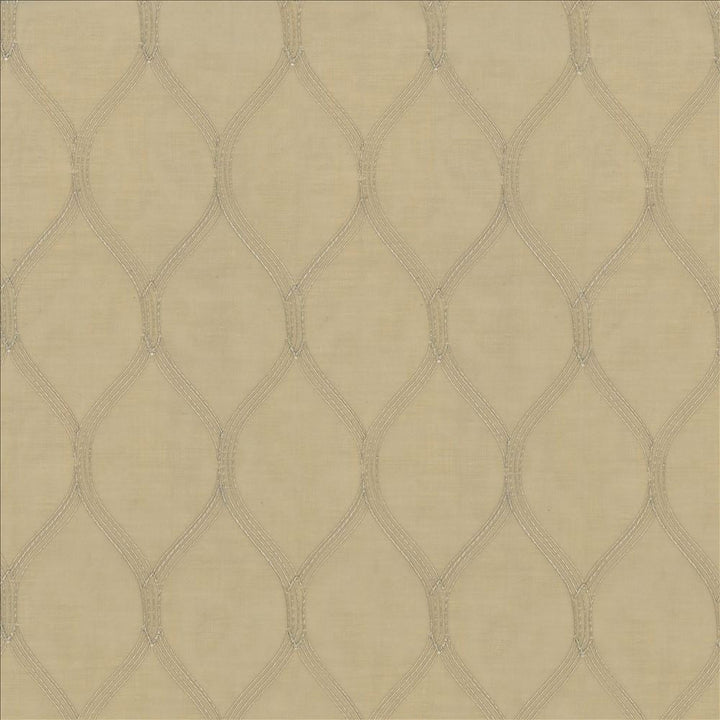 Per Se Linen by Kasmir Designer Fabric 5077 100% Polyester Embroidery 100% Polyester TURKEY Not Tested Horizontal: 3 2/8 inches and Vertical: 6 6/8 inches 58 - 59 - Swanky Fabrics -