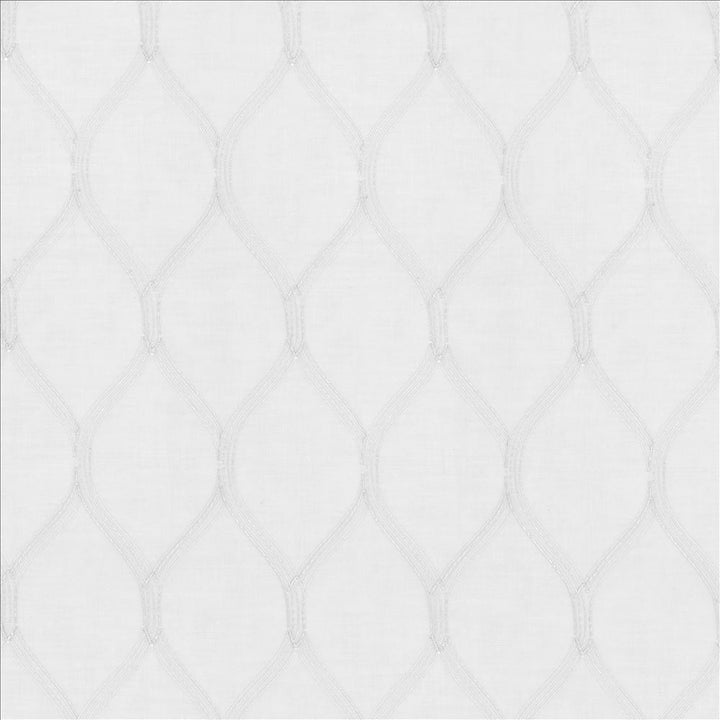 Per Se White by Kasmir Designer Fabric 5077 100% Polyester
Embroidery
100% Polyester
 TURKEY </p><p>Repeat: Horizontal: 3 2/8 inches and Vertical: 6 6/8 inches 58 - 59 - Swanky Fabrics -