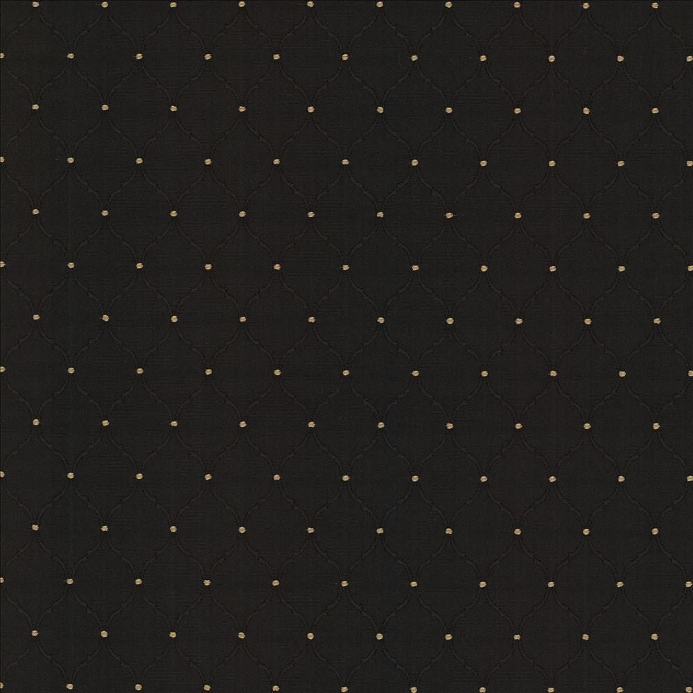 Perdido Onyx by Kasmir Designer Fabric 1462 100% Polyester
 CHINA 30,000 Wyzenbeek Double Rubs </p><p>Repeat: Horizontal: 1 4/8 inches and Vertical: 2 2/8 inches 54 - Swanky Fabrics -