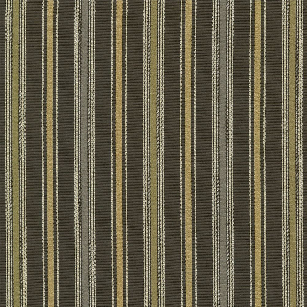 Perilla Stripe Coffee by Kasmir Designer Fabric 5068 55% Cotton
45% Polyester
 TAIWAN </p><p>Repeat: Horizontal: 4 4/8 inches and Vertical: N/A 54 - 55 - Swanky Fabrics -