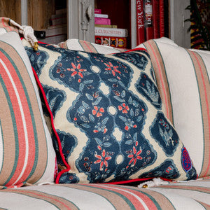 Mind the Gap Pillow Mind The Gap PHOENICIA BATIK Cushion (LC40112)