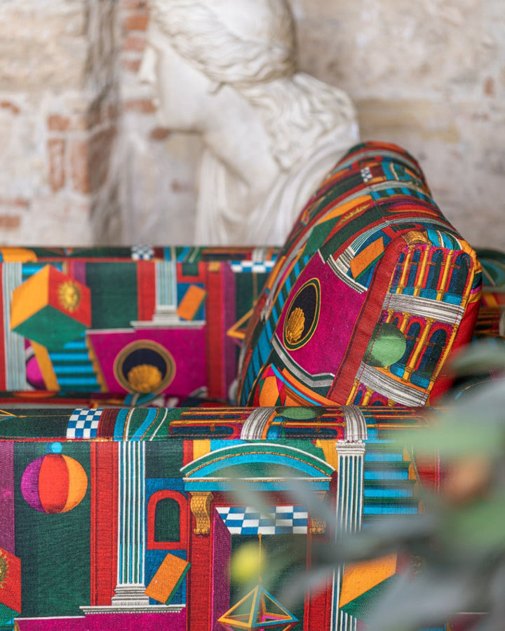 Piazza Degli Arlecchini linen fabric by Mind the Gap (FB00136), view 3