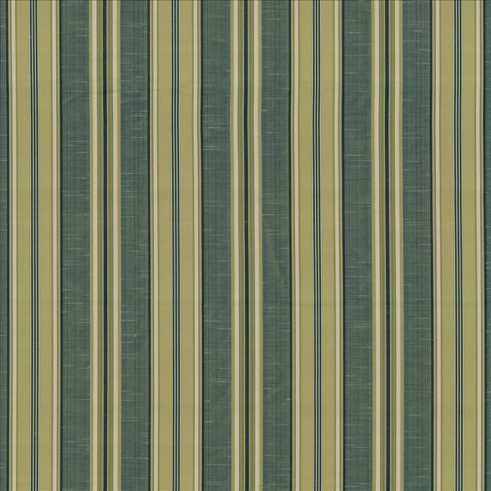 Picholine Stripe Lagoon by Kasmir Designer Fabric 5074 100% Polyester TURKEY 15,000 Wyzenbeek Double Rubs Horizontal: 4 4/8 inches and Vertical: 0 Inches 54 - 55 - Swanky Fabrics -