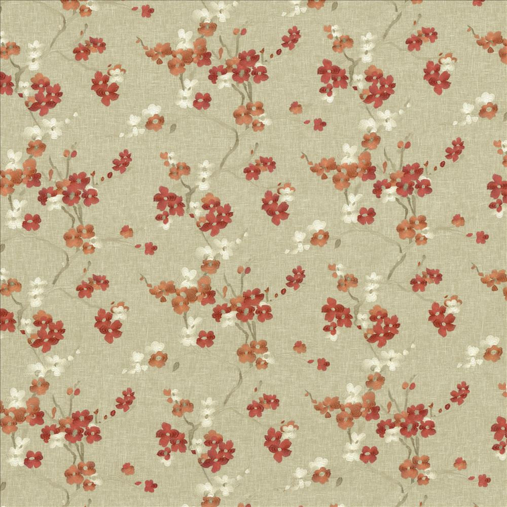Picturesque Bouquet by Kasmir Designer Fabric 1450 73% Cotton 27% Polyester INDIA 15,000 Wyzenbeek Double Rubs Horizontal: 25 2/8 inches and Vertical: 18 5/8 inches 54 - Swanky Fabrics -