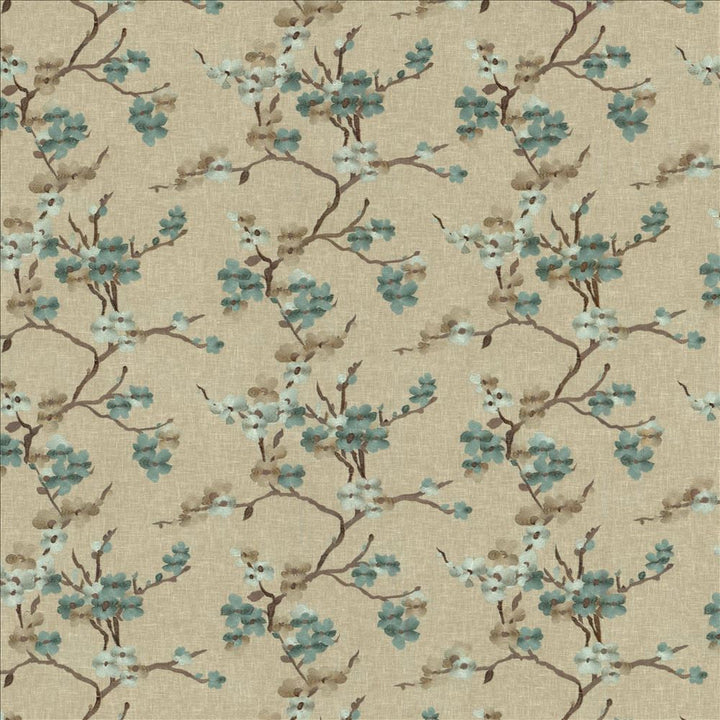 Picturesque Lagoon by Kasmir Designer Fabric 1450 73% Cotton
27% Polyester
 INDIA 15,000 Wyzenbeek Double Rubs </p><p>Repeat: Horizontal: 25 2/8 inches and Vertical: 18 5/8 inches 51 - Swanky Fabrics -