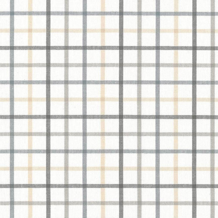 Piper Check Smoke by Kasmir Designer Fabric See sample 100% Cotton
 PORTUGAL 51,000 Wyzenbeek Double Rubs </p><p>Repeat: Horizontal: 3 4/8 inches and Vertical: 3 2/8 inches 56 - Swanky Fabrics -