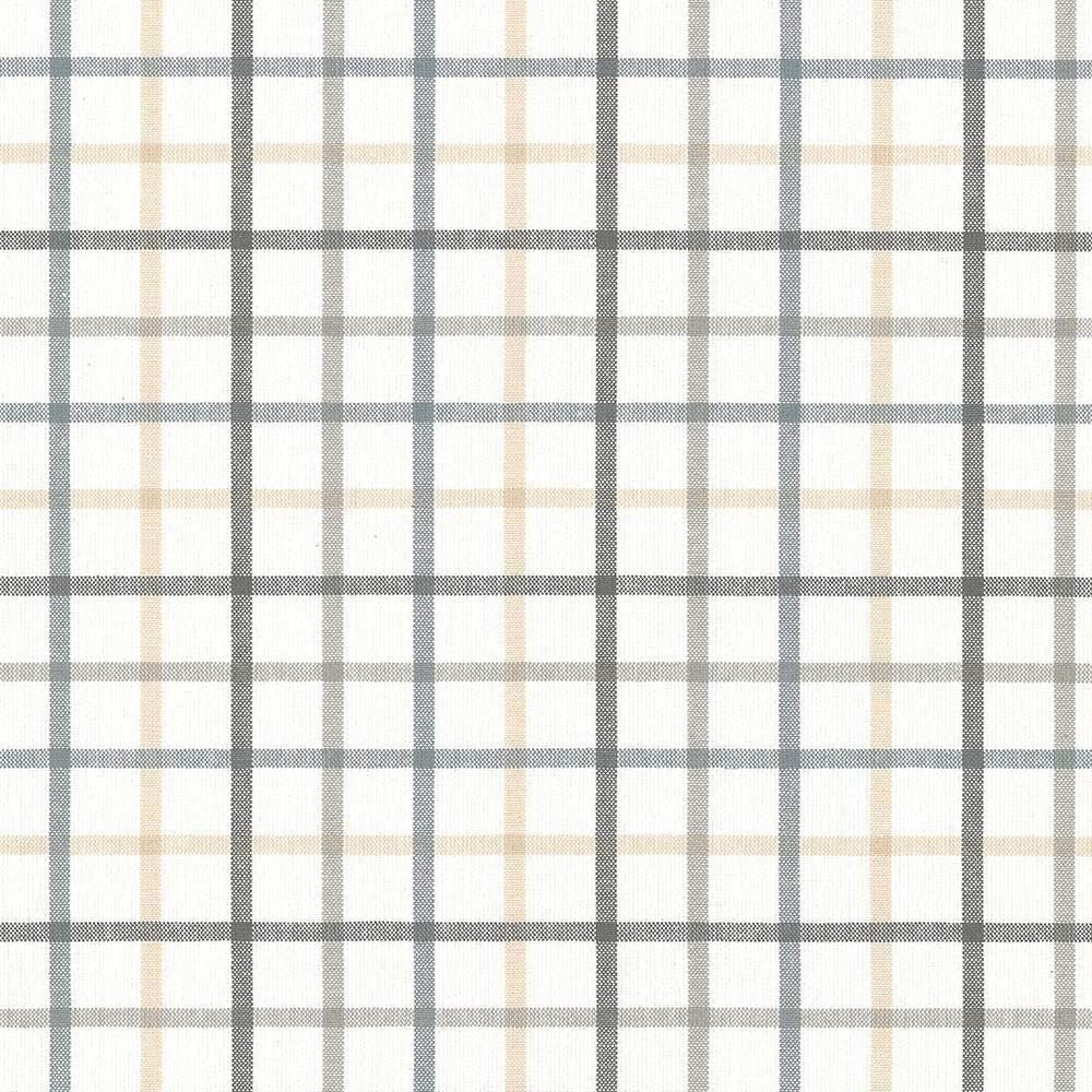 Piper Check Smoke by Kasmir Designer Fabric 5066 100% Cotton
 PORTUGAL </p><p>Repeat: Horizontal: 3 4/8 inches and Vertical: 3 2/8 inches 56 - Swanky Fabrics -