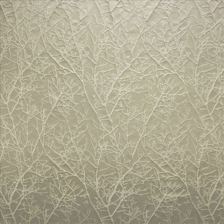 Pleased Platinum by Kasmir Designer Fabric 5147 100% Polyester INDIA 30,000 Wyzenbeek Double Rubs Horizontal: 13 6/8 inches and Vertical: 13 6/8 inches 54 - Swanky Fabrics -