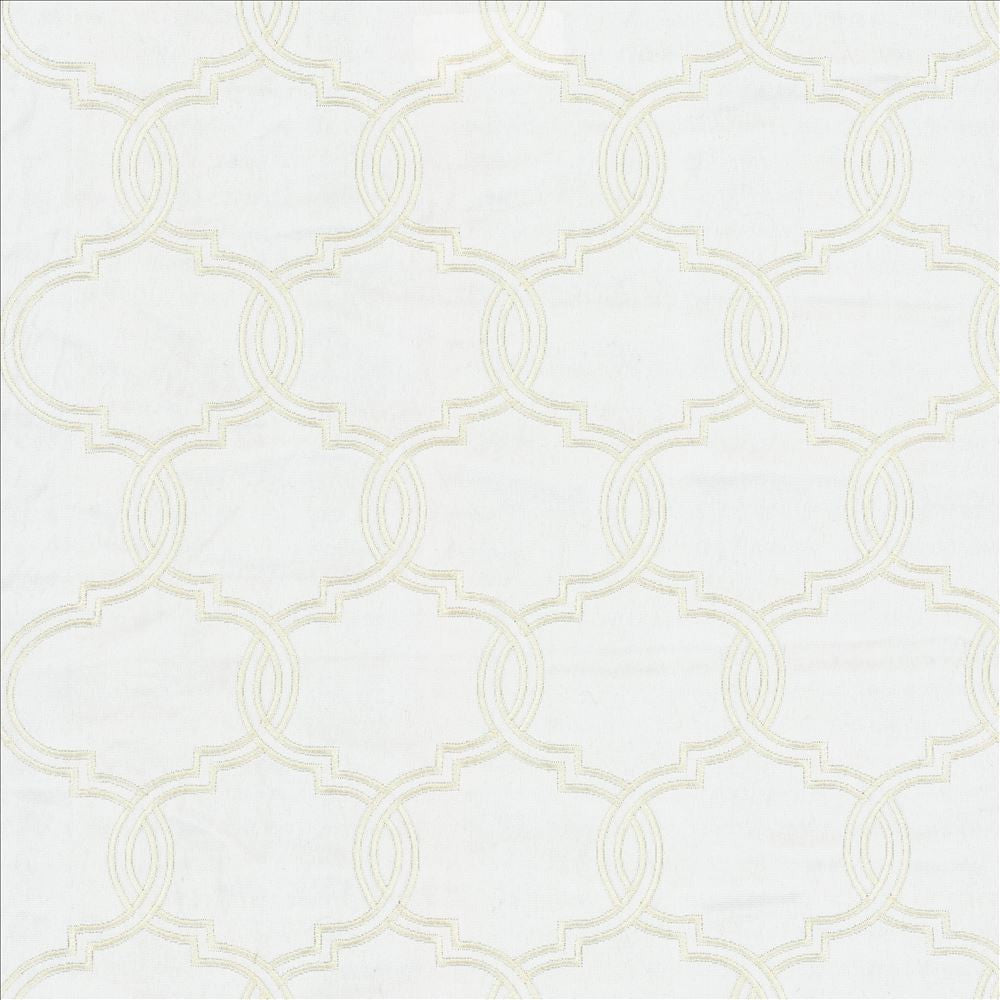 Portal Off White by Kasmir Designer Fabric 5112 65% Cotton
35% Polyester
 CHINA </p><p>Repeat: Horizontal: 4 2/8 inches and Vertical: 5 6/8 inches 59 - 60 - Swanky Fabrics -