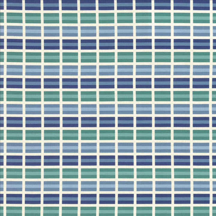 Power Grid Marina by Kasmir Designer Fabric 5125 100% Cotton
 SOUTH KOREA </p><p>Repeat: Horizontal: 1 4/8 inches and Vertical: 3 inches 54 - Swanky Fabrics -