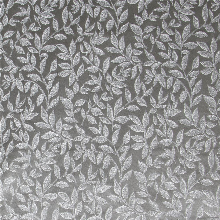 Pravia Silver  by Kasmir Designer Fabric 1478 100% Polyester  INDIA  </p><p>Repeat: Horizontal: 9 2/8 inches and Vertical: 9 4/8 inches 55  - Swanky Fabrics -