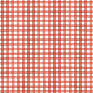 Kasmir Fabric Prima Check Orange