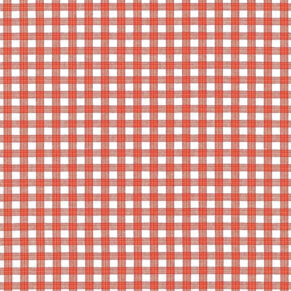 Prima Check Orange by Kasmir Designer Fabric 5070 100% Cotton PORTUGAL 33,000 Wyzenbeek Double Rubs Horizontal: 4/8 inches and Vertical: 4/8 inches 54 - Swanky Fabrics -