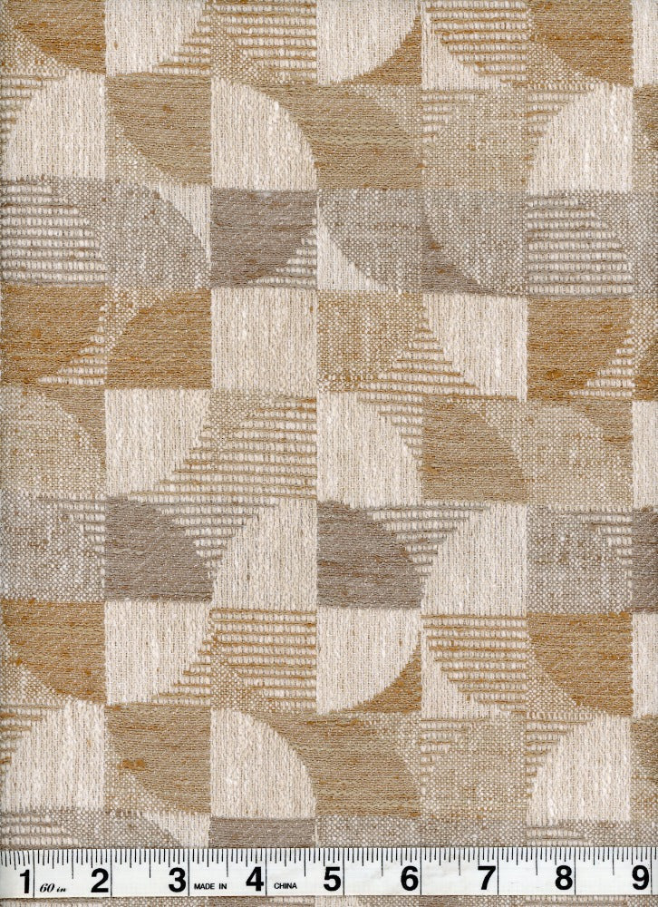 Prospect Sand by Heritage Fabric - 86% Polyester; 14% Cotton - India - 15,001-30,000 double rubs - V: 8  H: 6.75 - 54" - Fabric Carolina -