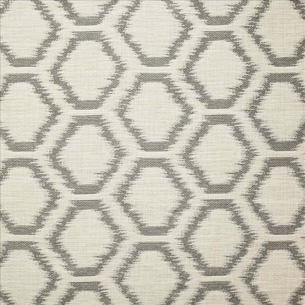 Proton Slate by Kasmir Designer Fabric 5157 100% Polyester TURKEY Not Tested Horizontal: 7 4/8 inches and Vertical: 4 2/8 inches 58 - Swanky Fabrics -