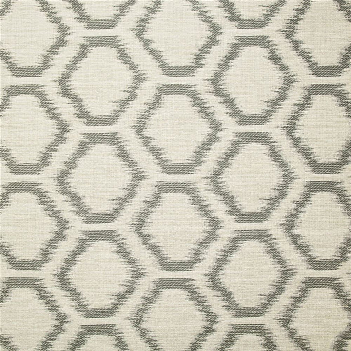 Proton Slate by Kasmir Designer Fabric 5157 100% Polyester
 TURKEY Not Tested </p><p>Repeat: Horizontal: 7 4/8 inches and Vertical: 4 2/8 inches 58 - Swanky Fabrics -