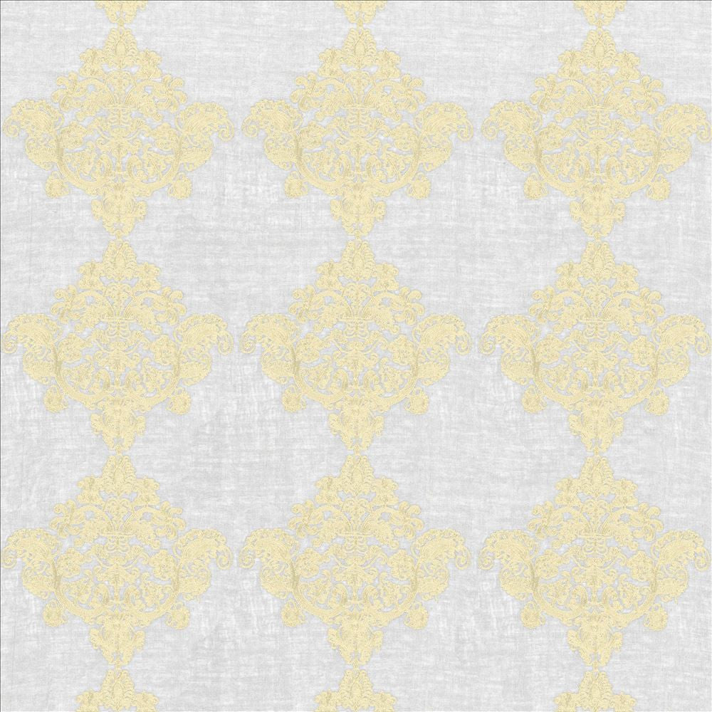 Provence Cream by Kasmir Designer Fabric 1444 100% Polyester Embroidery 100% Polyester CHINA Horizontal: 11 6/8 inches and Vertical: 9 7/8 inches 95 - 110 - Swanky Fabrics -