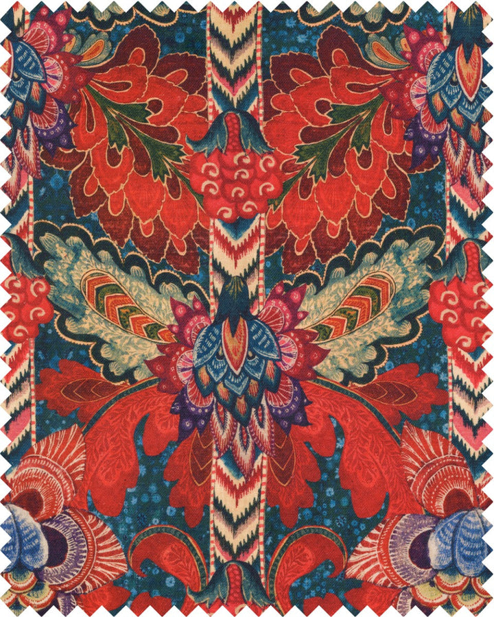 Psychedelia linen fabric by Mind the Gap (FB00073), swatch