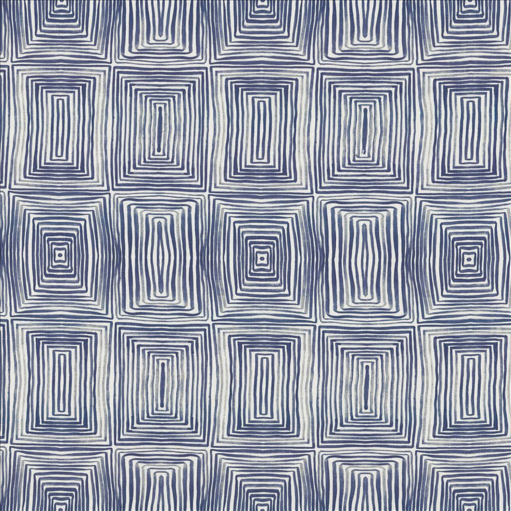 Quadri Blue by Kasmir Designer Fabric See sample 100% Linen
 POLAND 15,000 Wyzenbeek Double Rubs </p><p>Repeat: Horizontal: 13 4/8 inches and Vertical: 17 6/8 inches 54 - Swanky Fabrics -