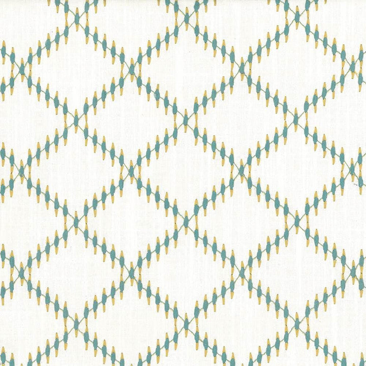 Quail Ridge Seaglass by Kasmir Designer Fabric 1442 58% Cotton
35% Polyester
7% Rayon
Embroidery
100% Viscose
 INDIA </p><p>Repeat: Horizontal: 3 6/8 inches and Vertical: 3 inches 51 - 56 - Swanky Fabrics -