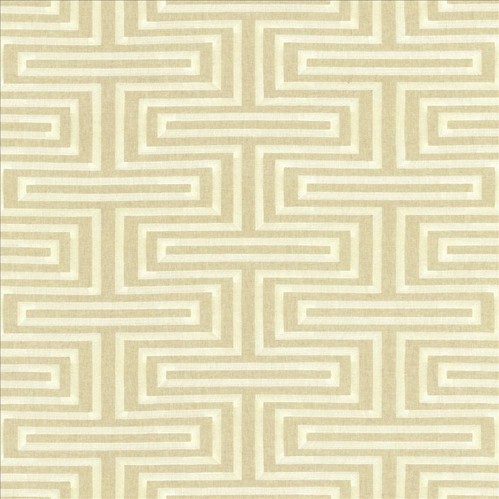 Quandary Pearl by Kasmir Designer Fabric 1450 70% Polyester 30% Linen INDIA 51,000 Wyzenbeek Double Rubs Horizontal: 26 inches and Vertical: 12 2/8 inches 54 - Swanky Fabrics -